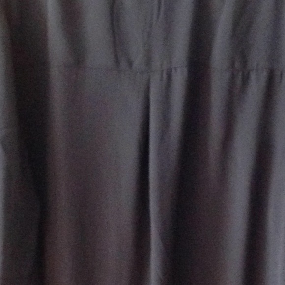 NY Collection Black Assymetrical Draped Blouse - Picture 5 of 14